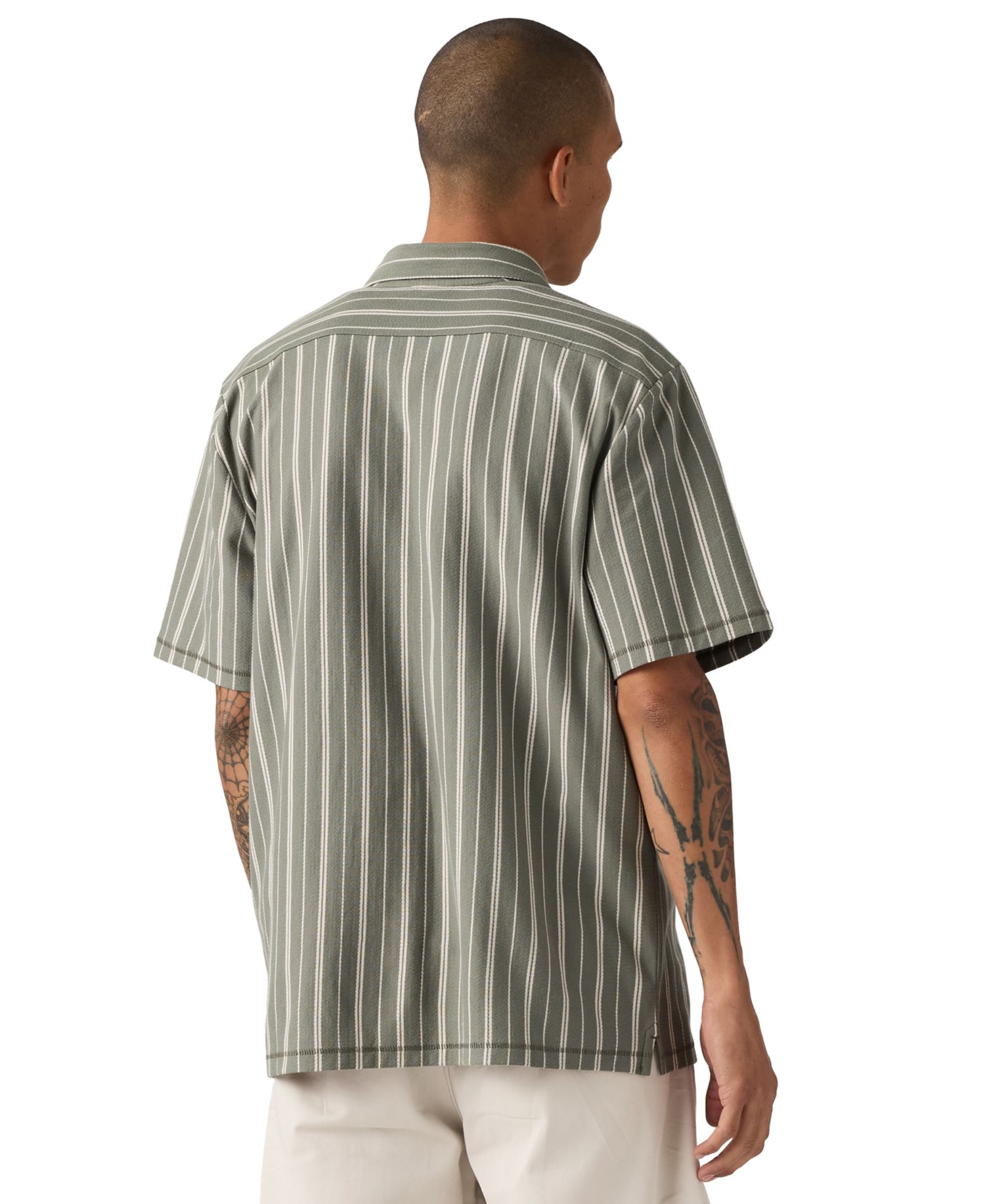 Men's Short-Sleeve Knit Camp Shirt