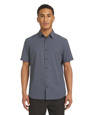Men's declan printed button-up shirt