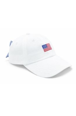 Bits and Bows Women's American Flag Bow Baseball Hat
