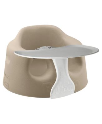 Baby Infant Soft Foam Floor Seat with Eating and Play Top Tray Attachment