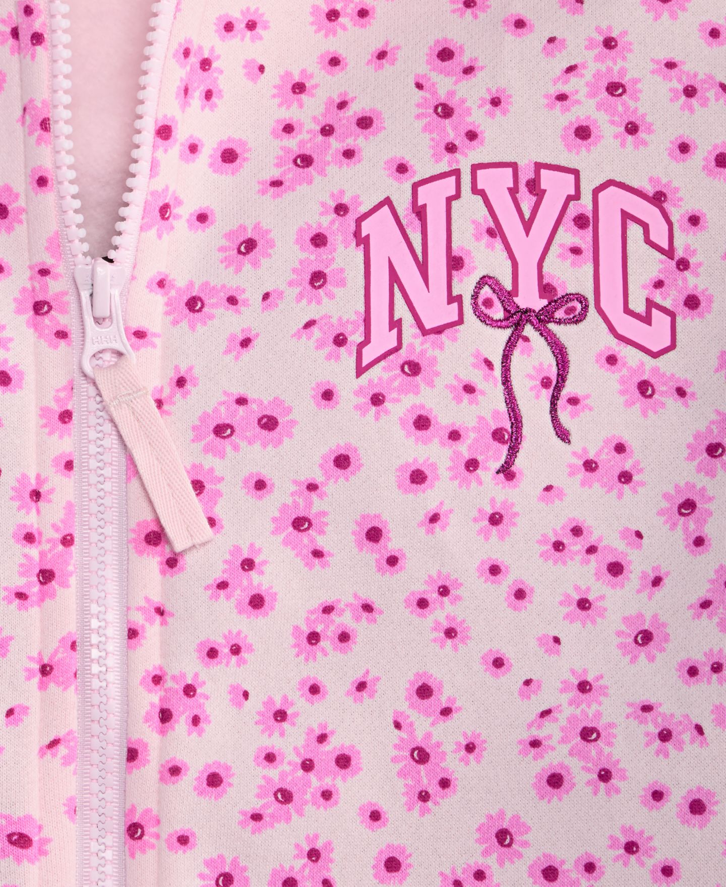 Худи Epic Threads NYC Bow Printed Zip Fleece для девочек, цвет: Розовый — фото 6