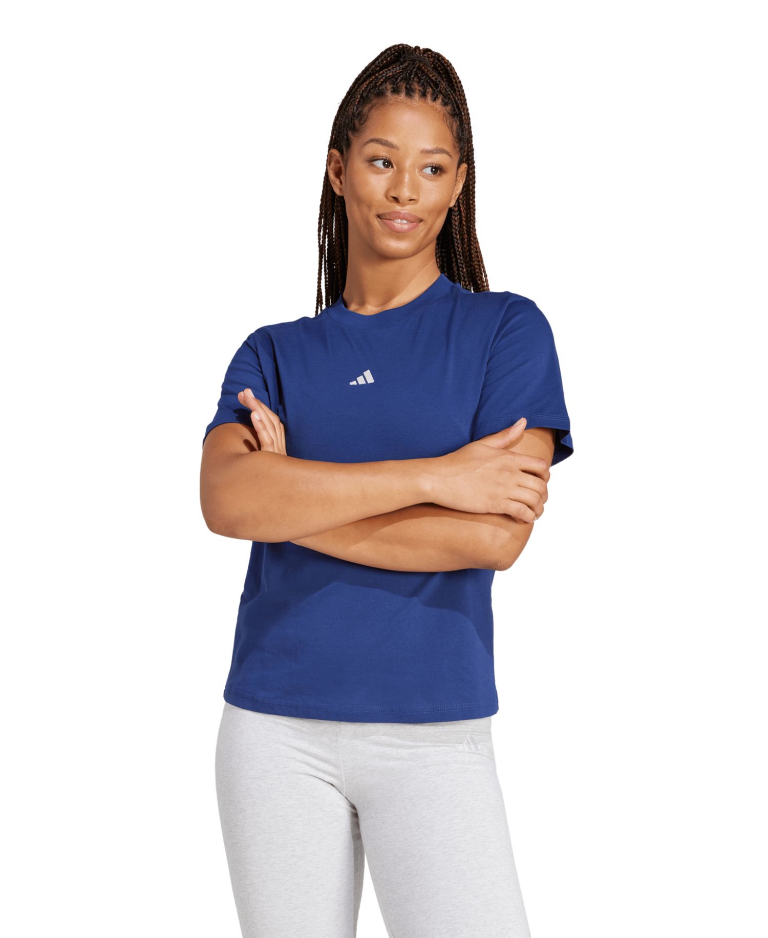 Plus Size Short-Sleeve Cotton Crewneck Logo T-Shirt