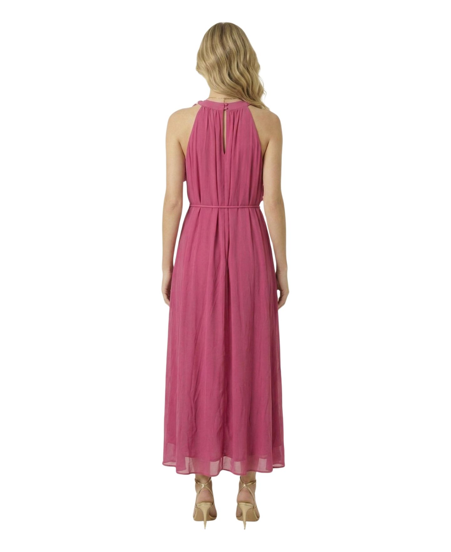 Женское платье Modenaire Floral Applique Halter Midi — фото 2