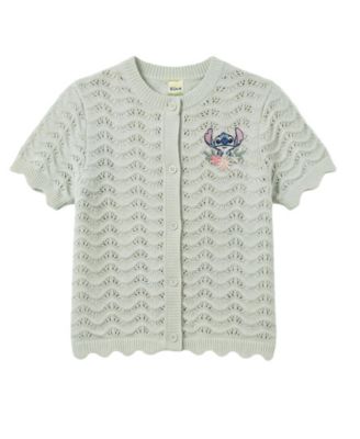 Girl's 7-16 Stitch Short-Sleeve Sweater