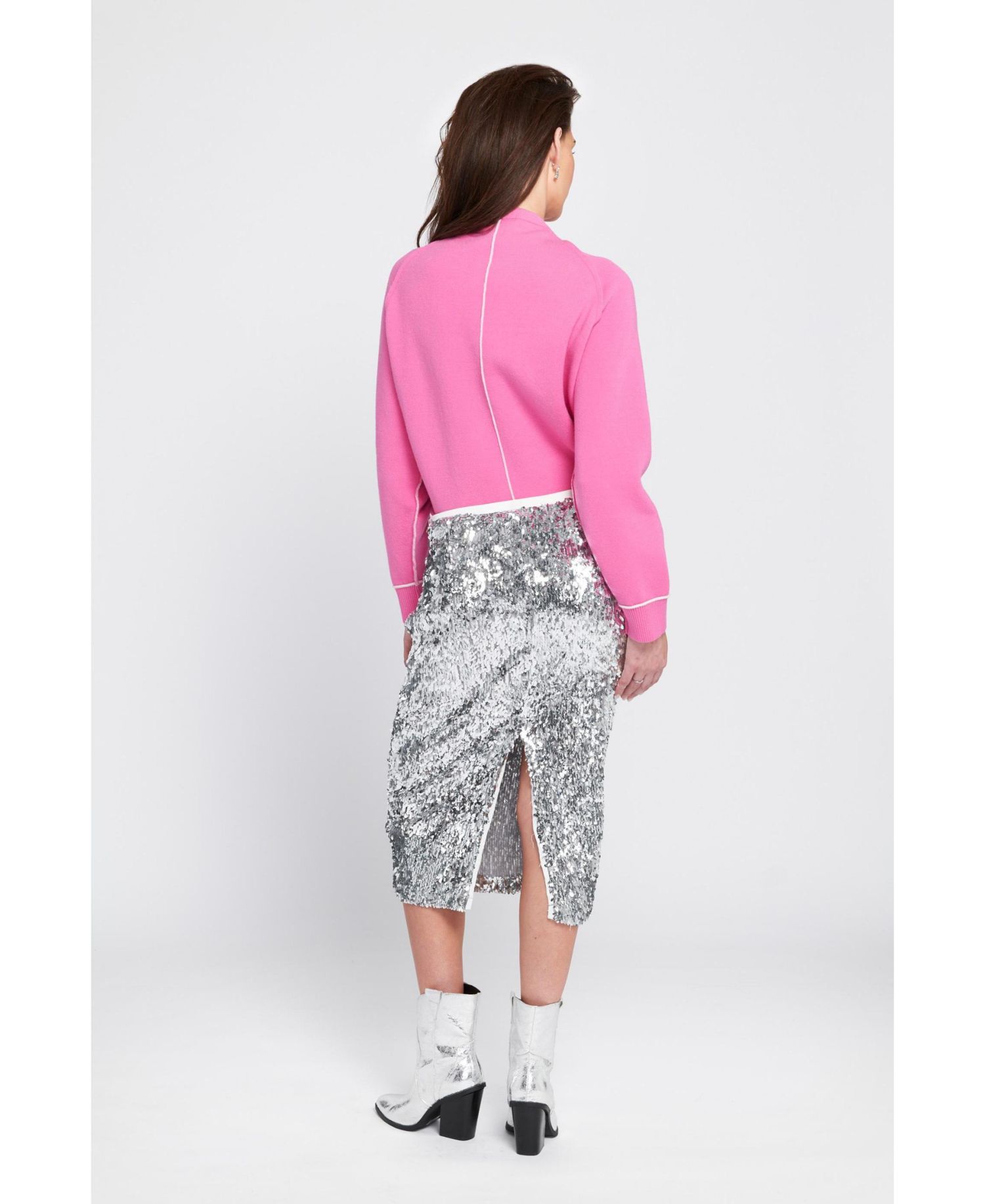 Women's Sequin Midi Skirt Pencil