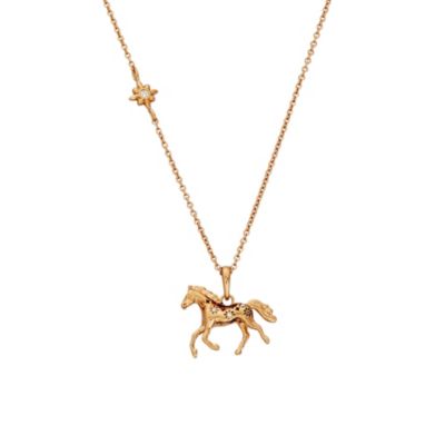 Alex and Ani Horse Pendant Necklace - Gold