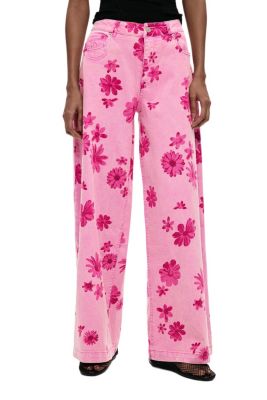 Women's Jeans trousers flowers