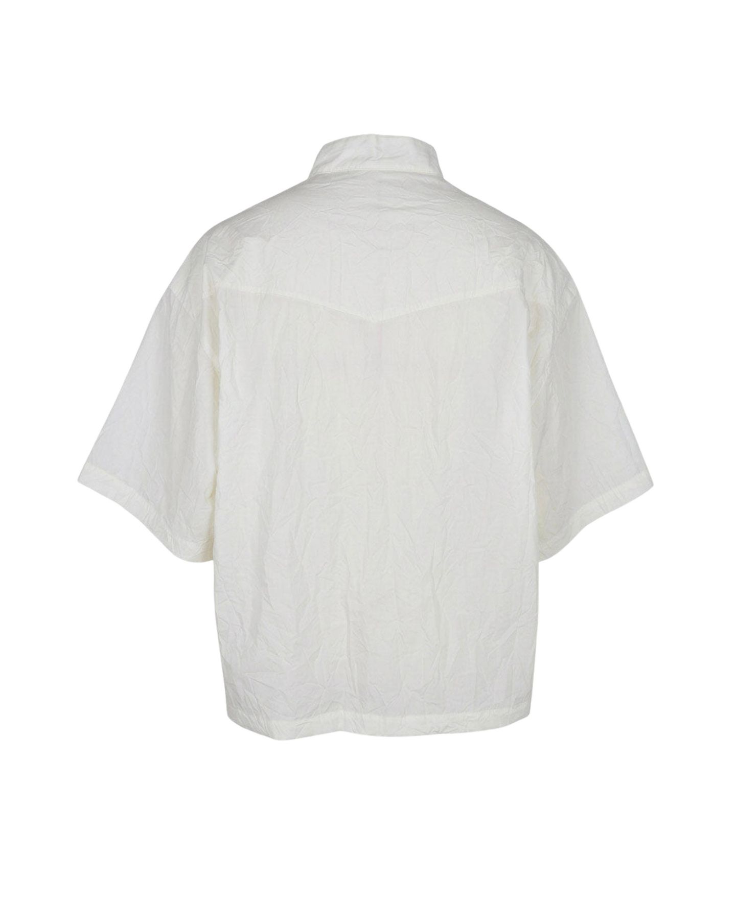 Мужская рубашка Modenaire Short Sleeve Stand-Collar Dual-Pocket, цвет: Белый — фото 4