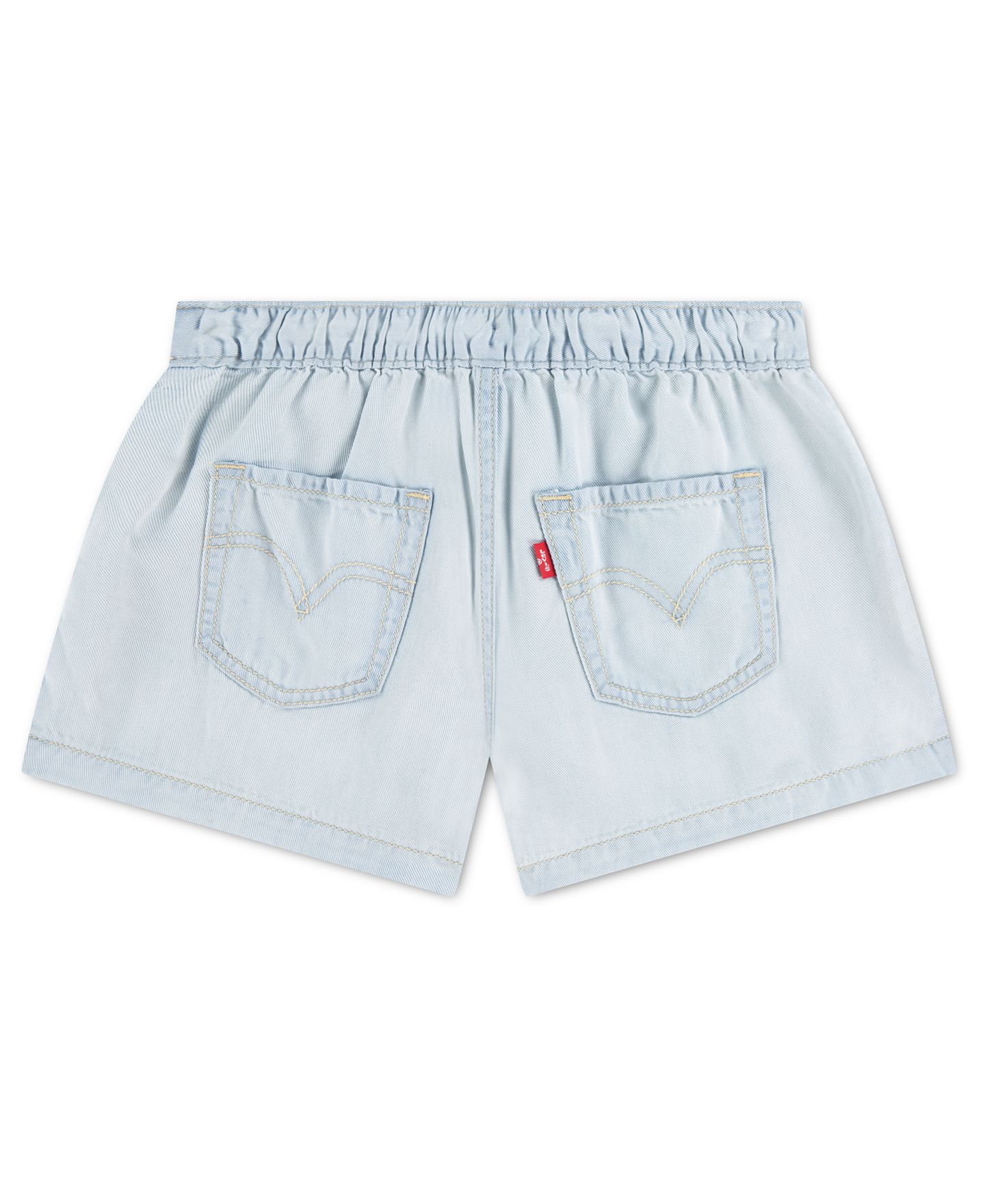 Шорты Levi's Denim Parachute Shorts для девочек, цвет: Light Sugar — фото 7