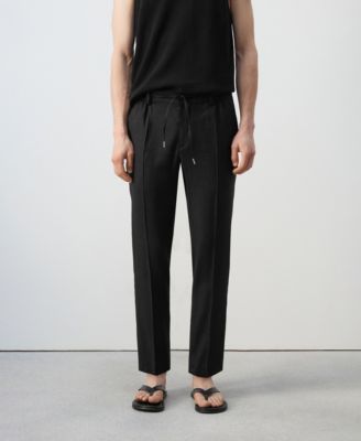 Men's Drawstring Slim-Fit Pants