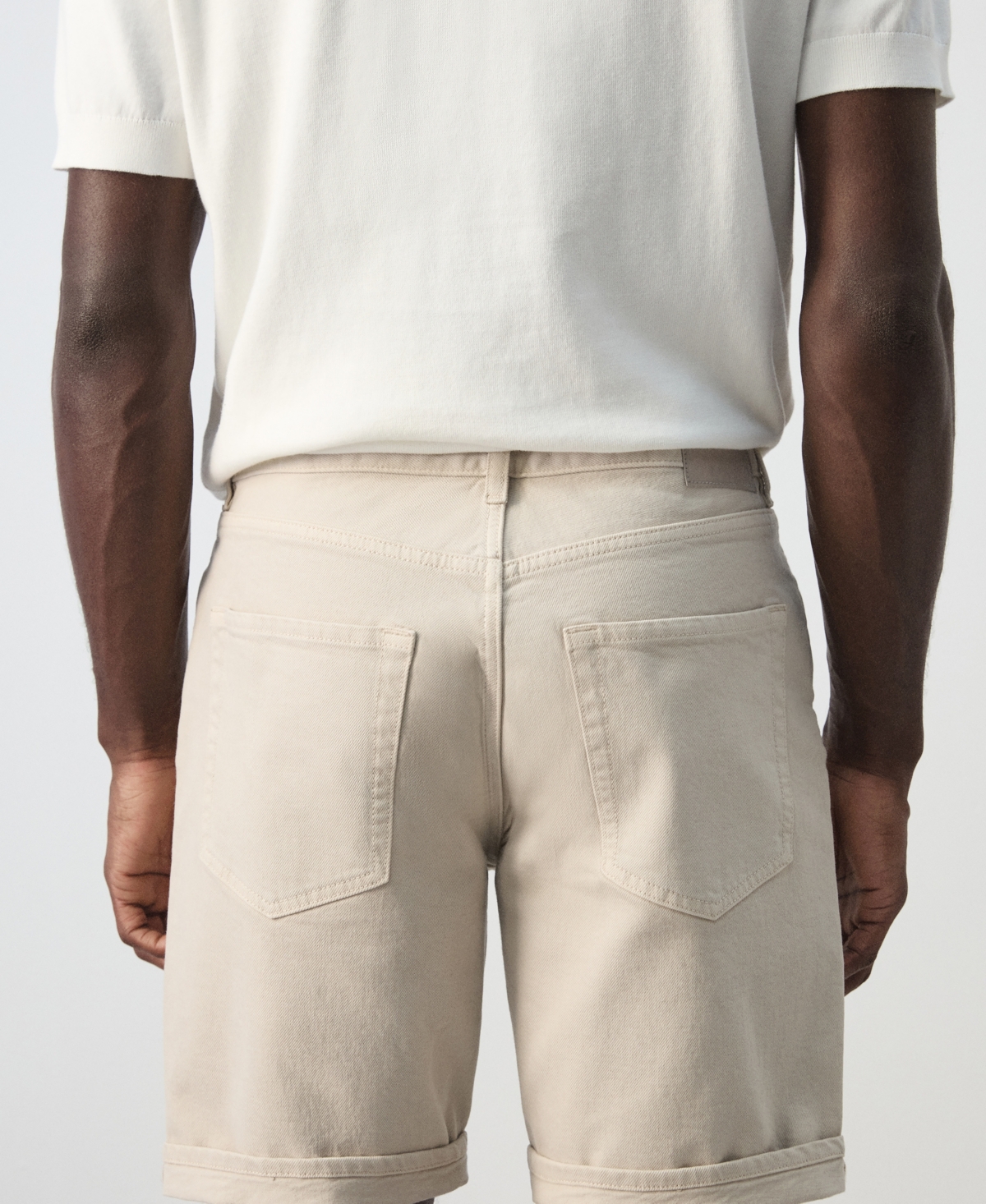 Mango Men's Slim-Fit Denim 9.45" Bermuda Shorts
