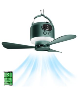 Wireless Portable Ceiling Fan Remote Camping Hook 10040mAh