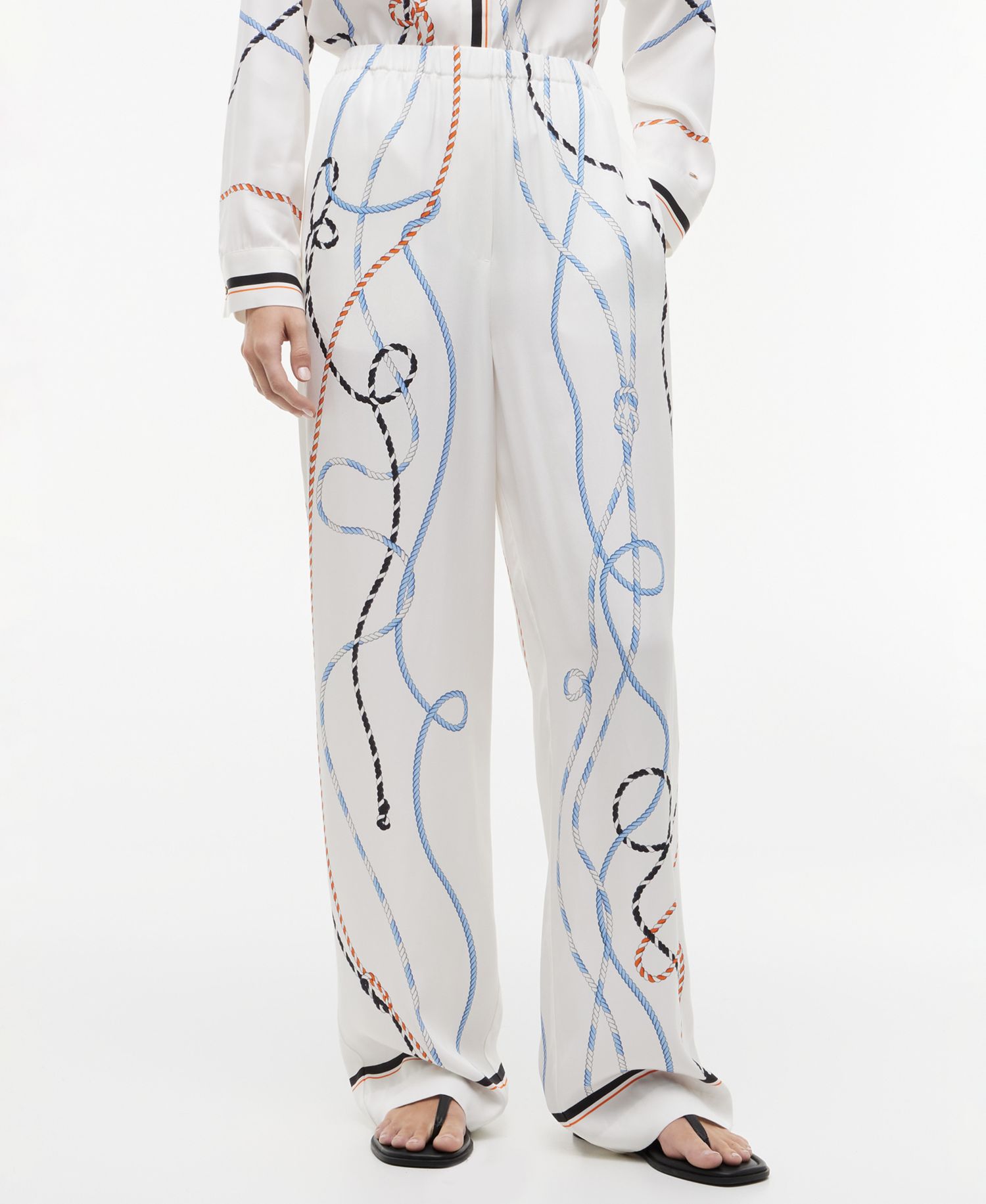 Women's Printed Wide-Leg Pants