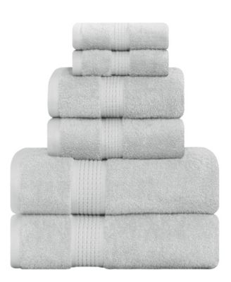 Cotton Ultra-Soft Absorbent 6-Piece Towel Set