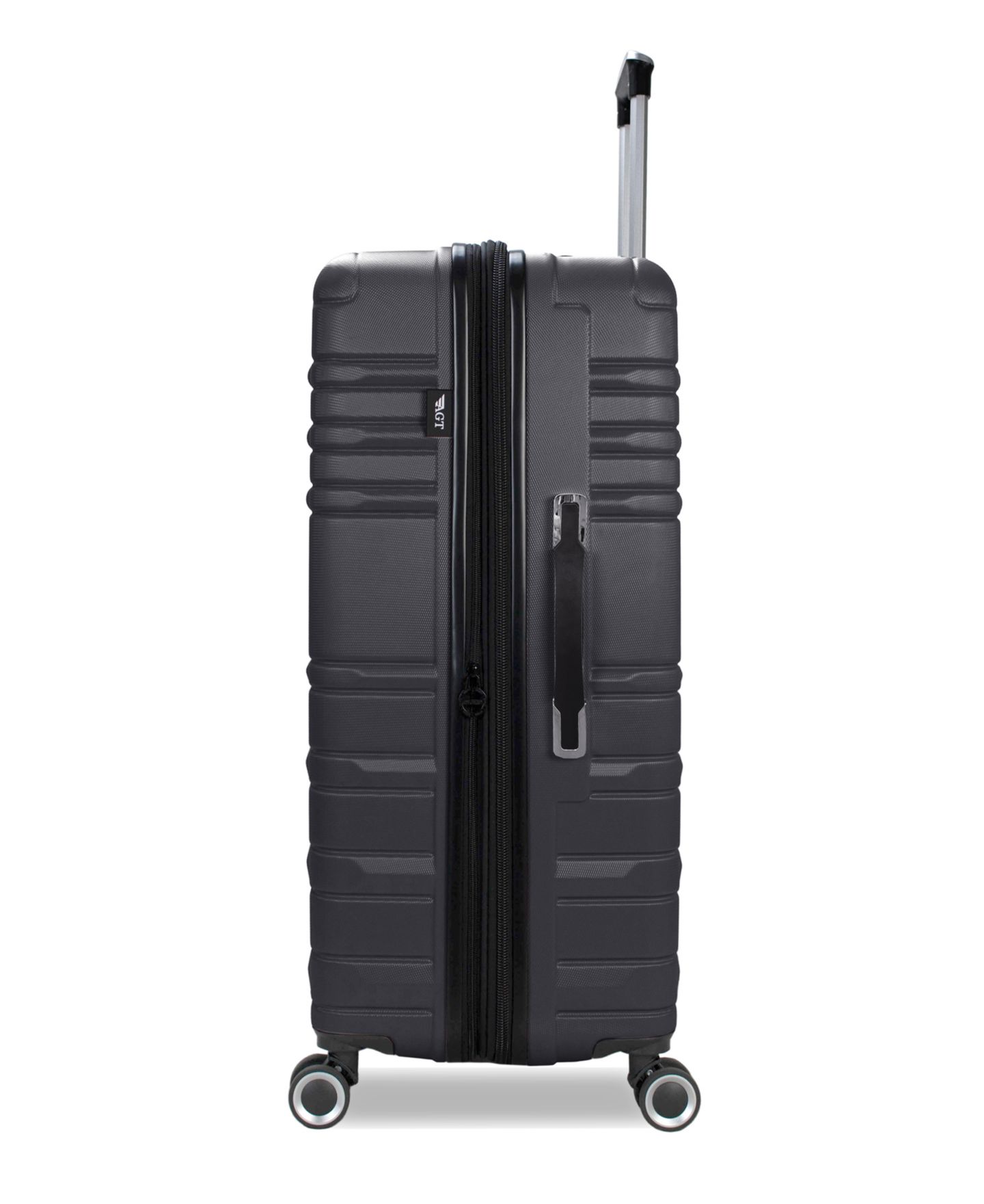 Чемоданы American Green Travel Harbor 3-Piece Hardside Expandable Spinner Luggage Set, цвет: Чёрный — фото 4