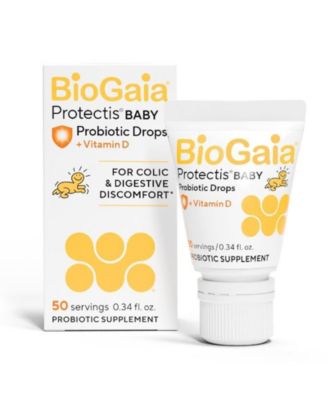 Baby Probiotic Drops + Vitamin  D | Ease Crying, Colic and Support Immune Health | 50-Day Supply