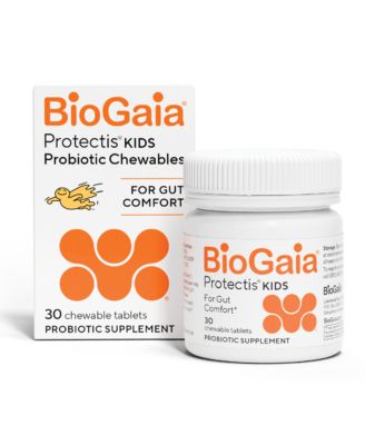 Kids Probiotic Chewables for Digestive Support, Promote Regularity and Ease Tummy Troubles, Ages 3+, Allergen Free, 30 Count