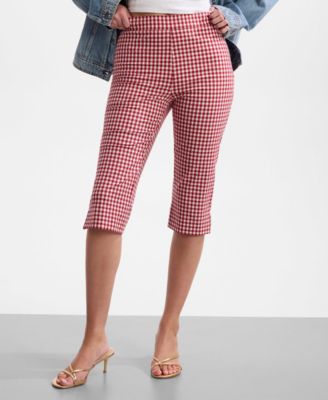 Women's Marilyn Vichy Mid-Rise Capris