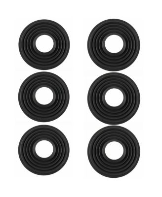 3 Pack Silicone Lens Hood for 50 to 70mm Diameter Lens, Black - With 2 Pack Silicone Lens Hood for 70-to 90mm Diameter Lens