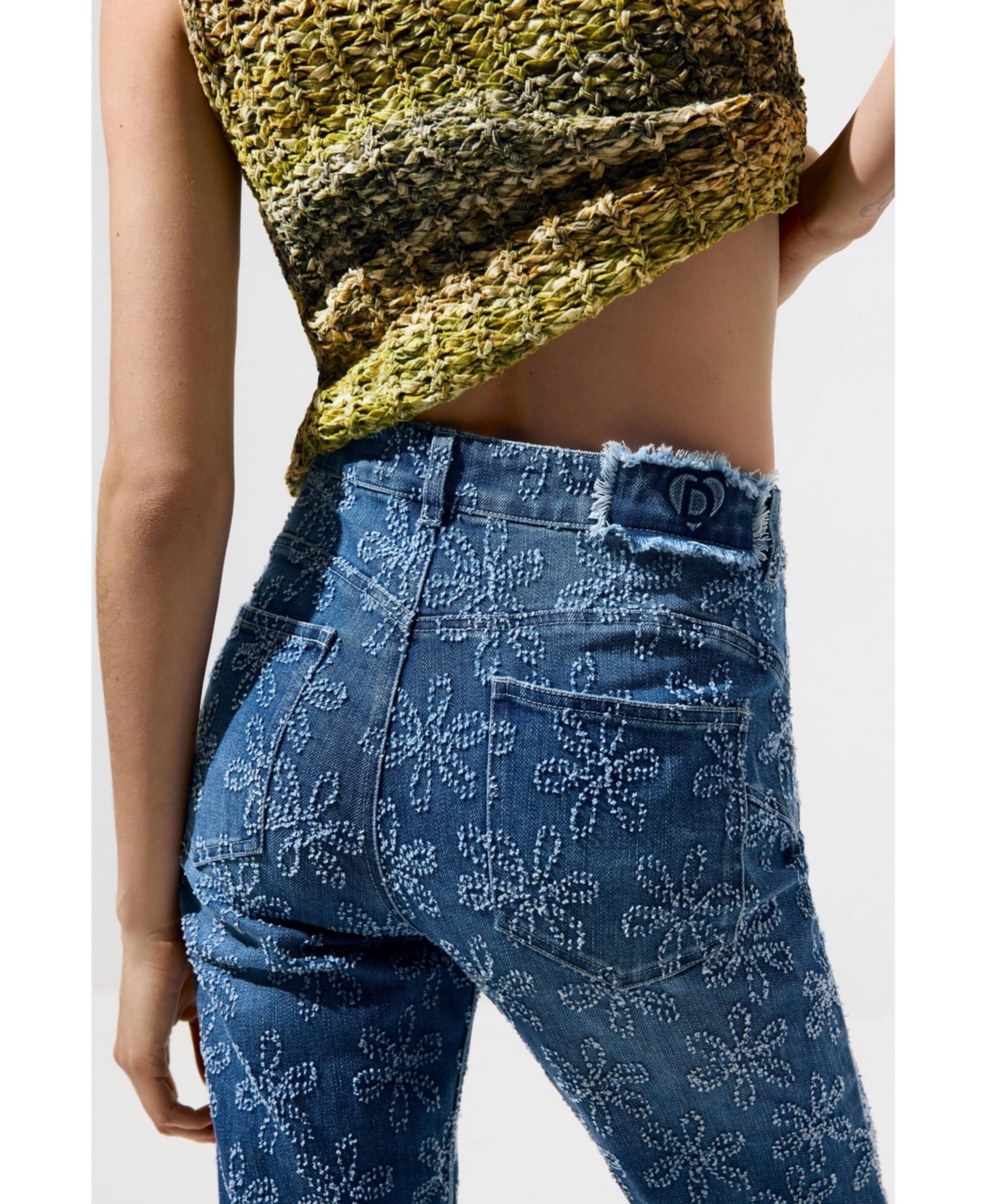 Desigual Women's Flared denim trousers