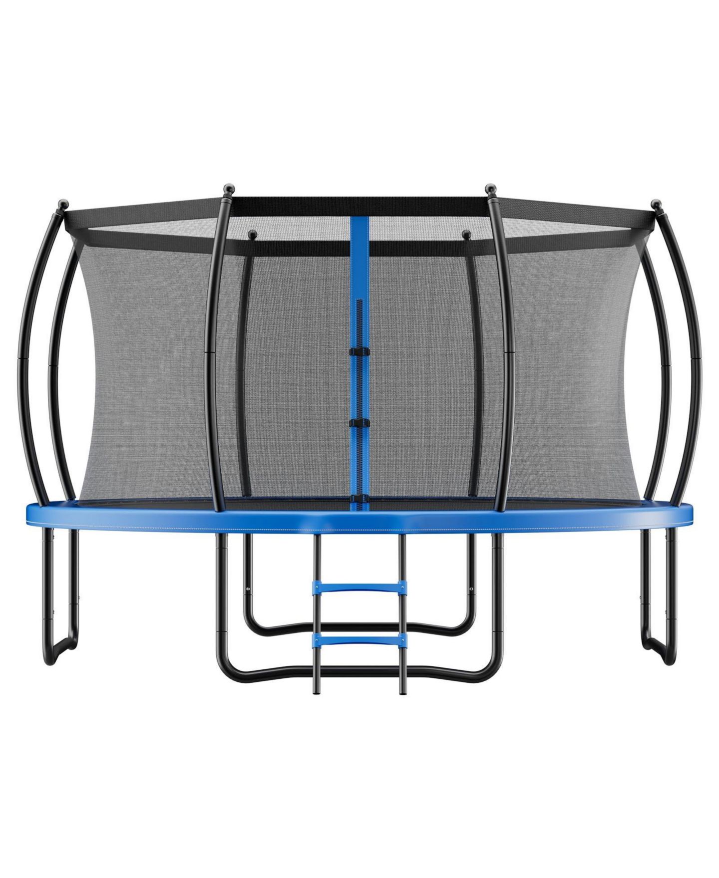 Детская игрушка Mecale 10 FT Recreational Trampoline with Safety Net Thickened Pad, цвет: Синий — фото 10