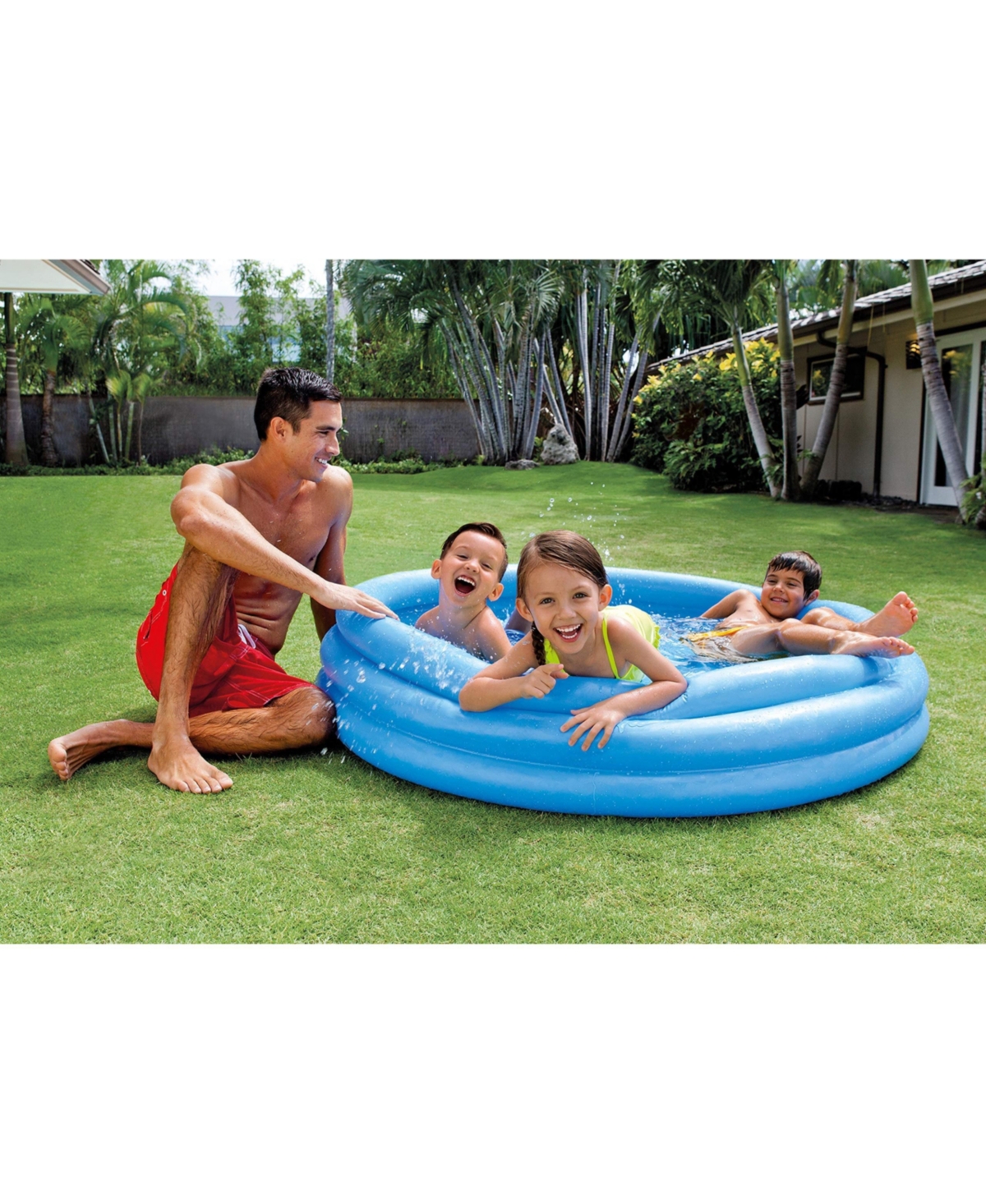 Gnuadz 58"x13" Inflatable Kiddie Pool Ages 2