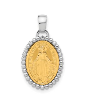 Miraculous Pendant in 18k Two-Tone Gold