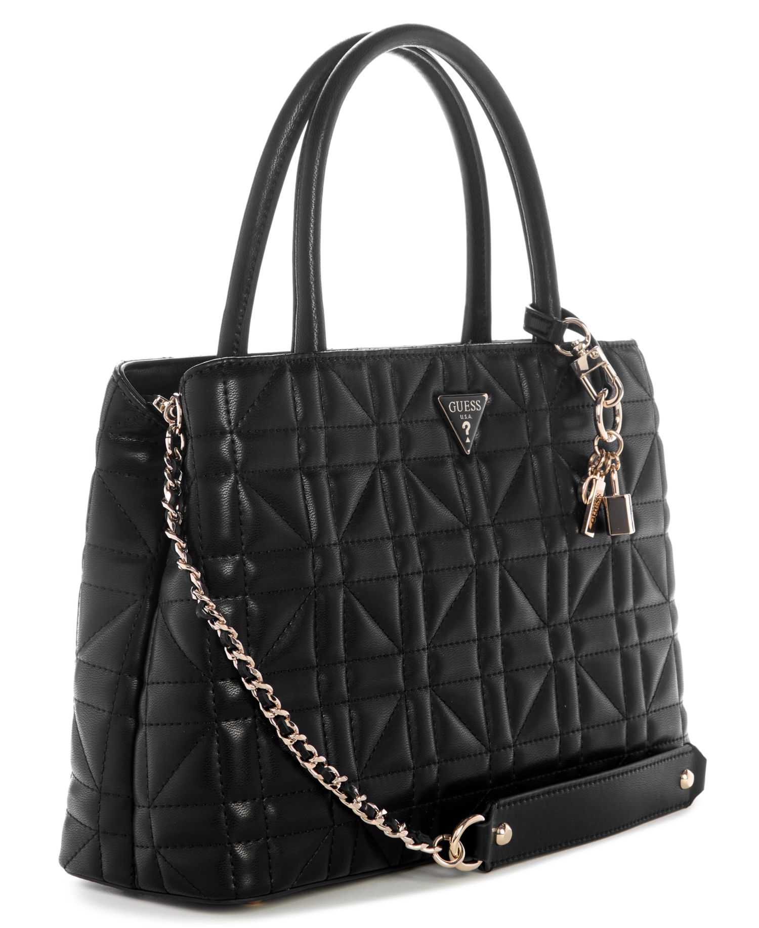 Edita Three Compartment Medium Satchel Handbag