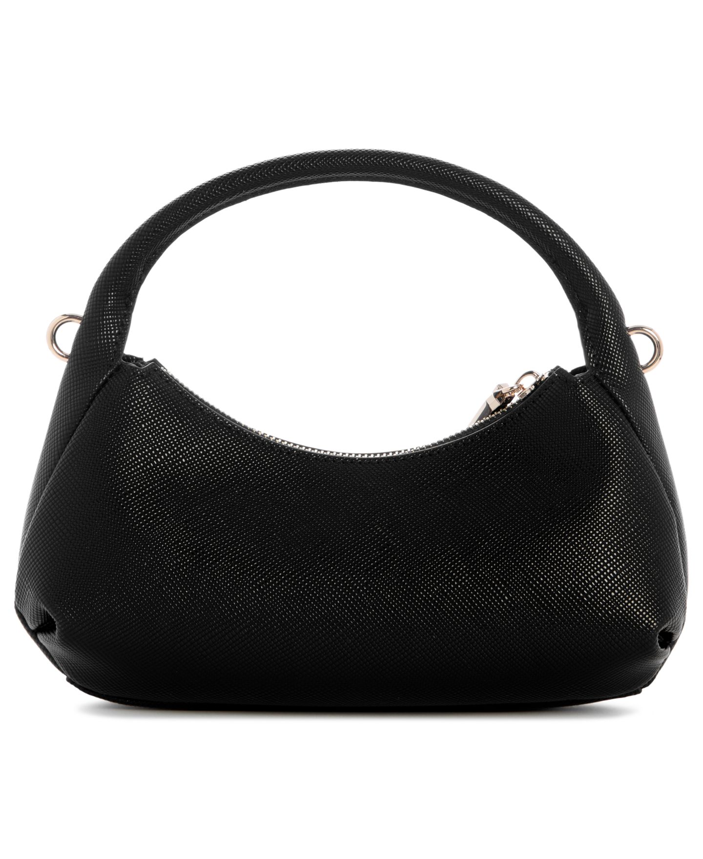 Женская сумка GUESS Gilda Small Top Handle Hobo Handbag, цвет: Чёрный — фото 2