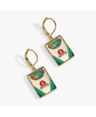 Crayola 'To Teach Is To Color A Life Forever' Crayon Box Earrings