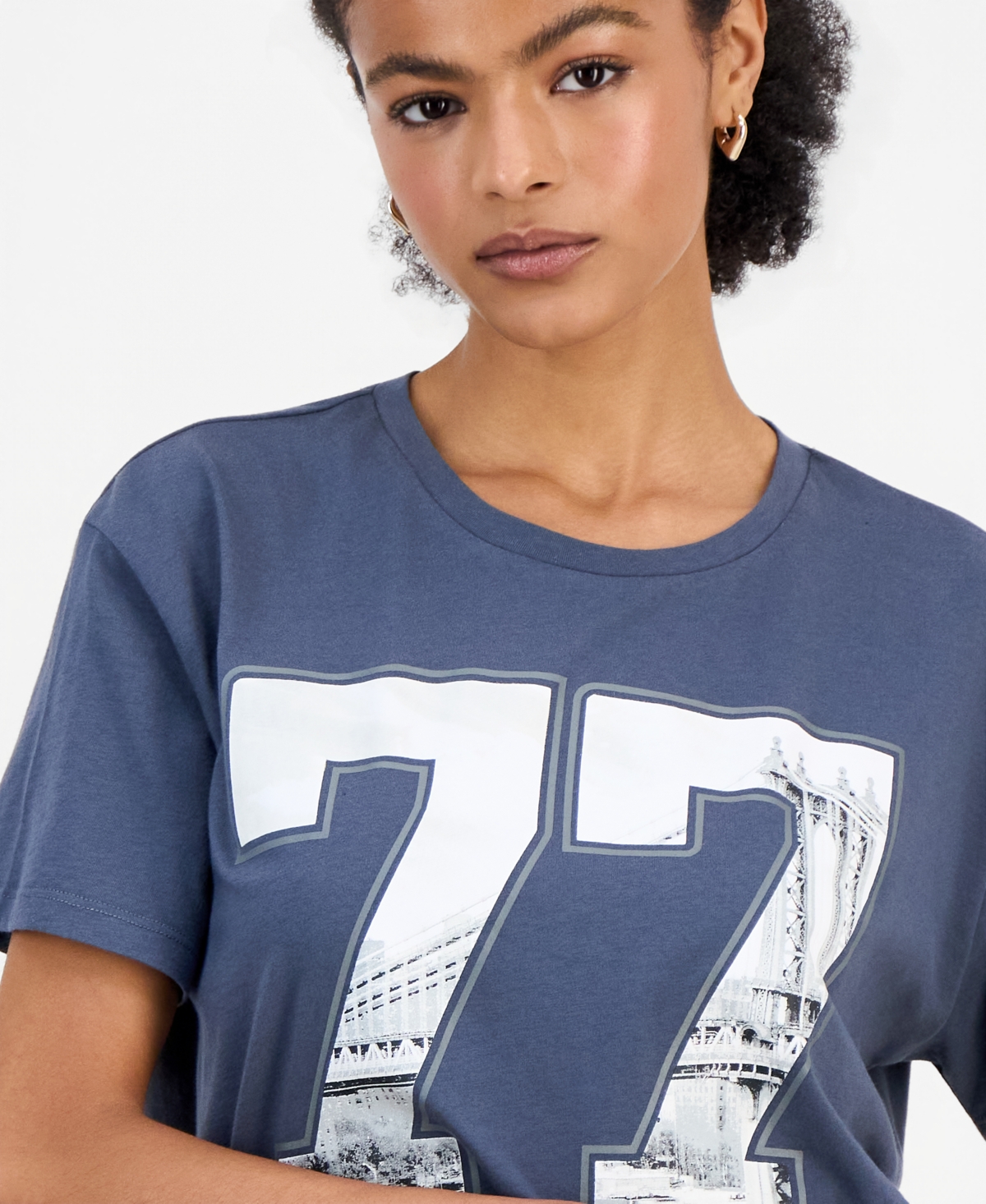 Grayson Threads, The Label Juniors' Ny 77 Graphic T-Shirt