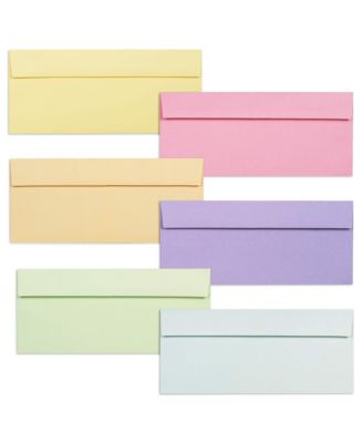 Business Envelopes Pastel Colors 120-pack