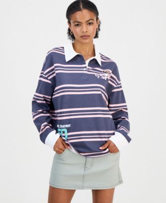 Juniors' Striped Rugby Shirt