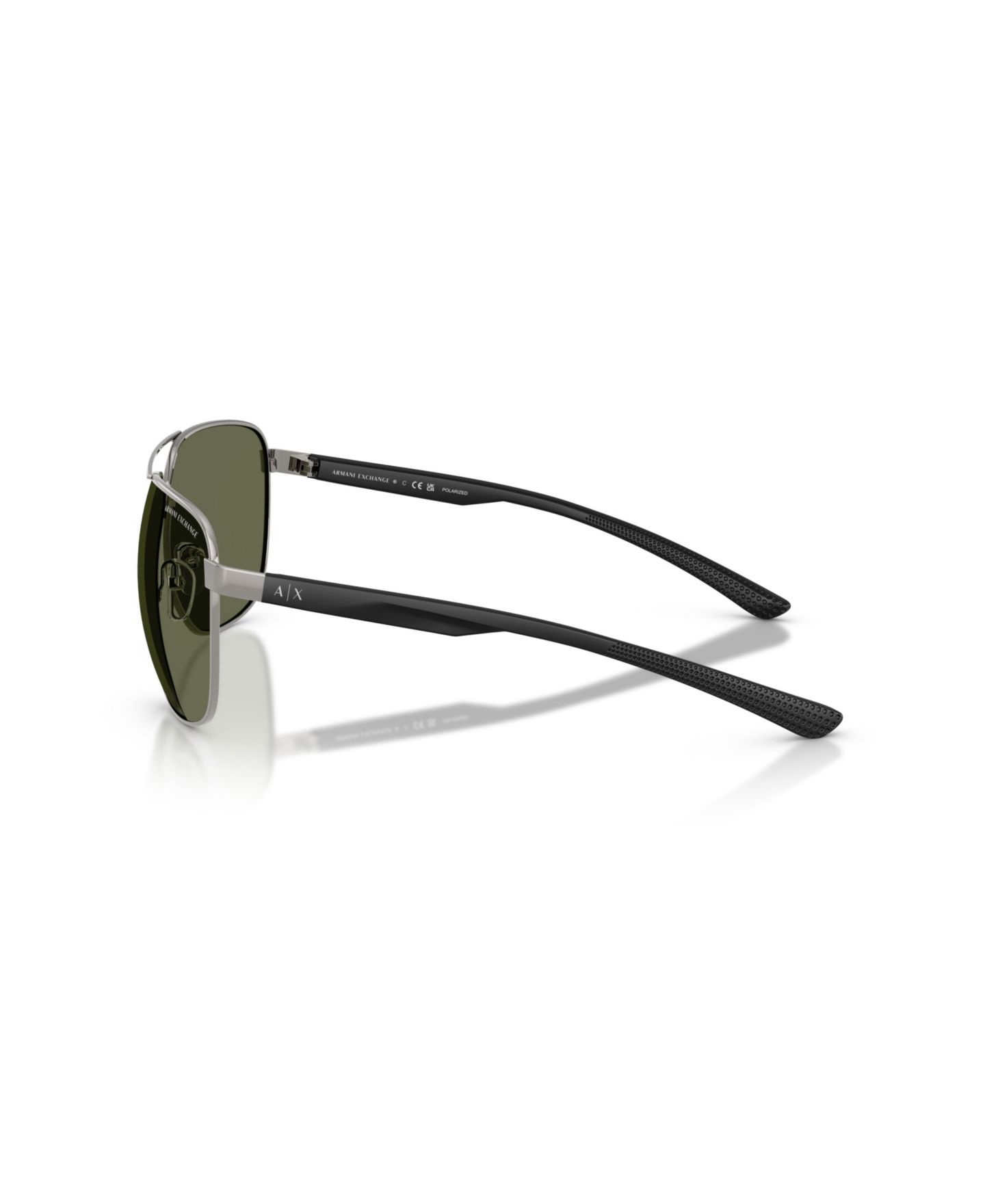 Мужские солнцезащитные очки A|X Armani Exchange Polarized Sunglasses, AX2047S, цвет: Блестящий графитовый — фото 3