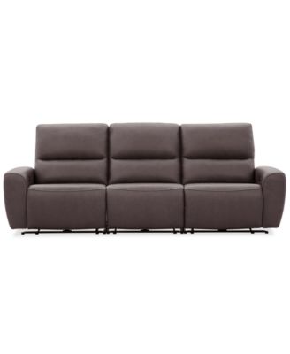 Symond 3-Piece Leather 3 Power Motion Sofa