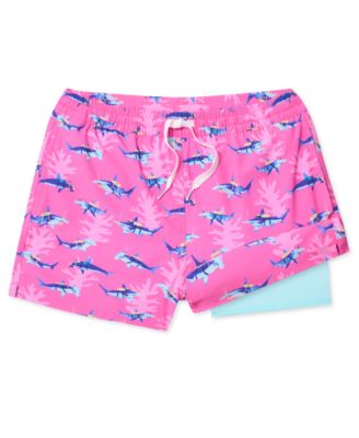Girls' 7-20 The Great Sharks Swim Trunk