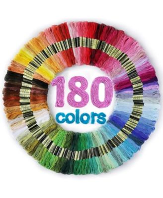  Colors Embroidery Thread Floss Friendship Bracelet String Cross Stitch Supplies Cotton Yarn Crafts