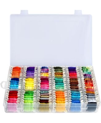 Embroidery Floss Bracelet Thread Organizer Box 108 Colors