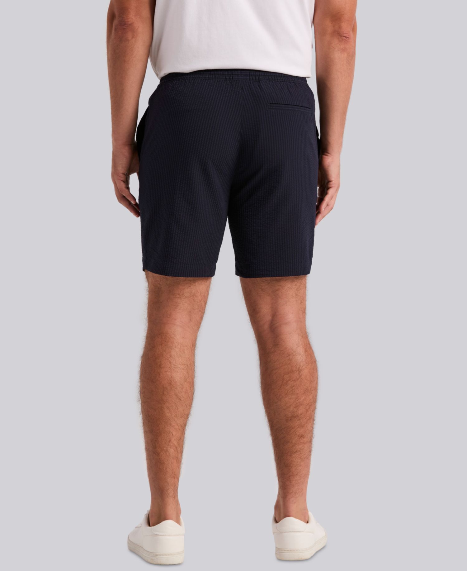 Men's 7" Drawstring Seersucker Shorts