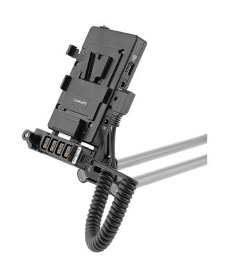 Rod Mount with V-Mount Power Distribution Adapter
