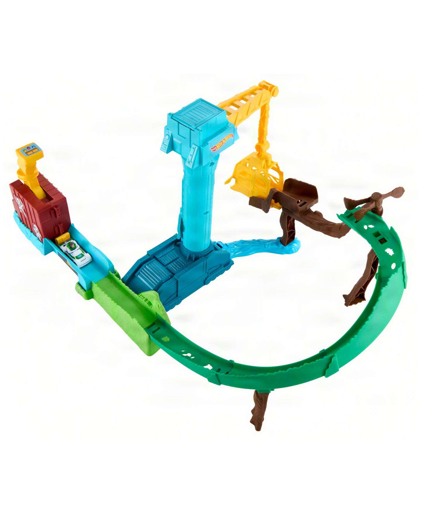 Детские игрушки Hot Wheels Superstar Speeders Hi-Tech Buzz Lightyear's Star Command Adventure Track Set — фото 3