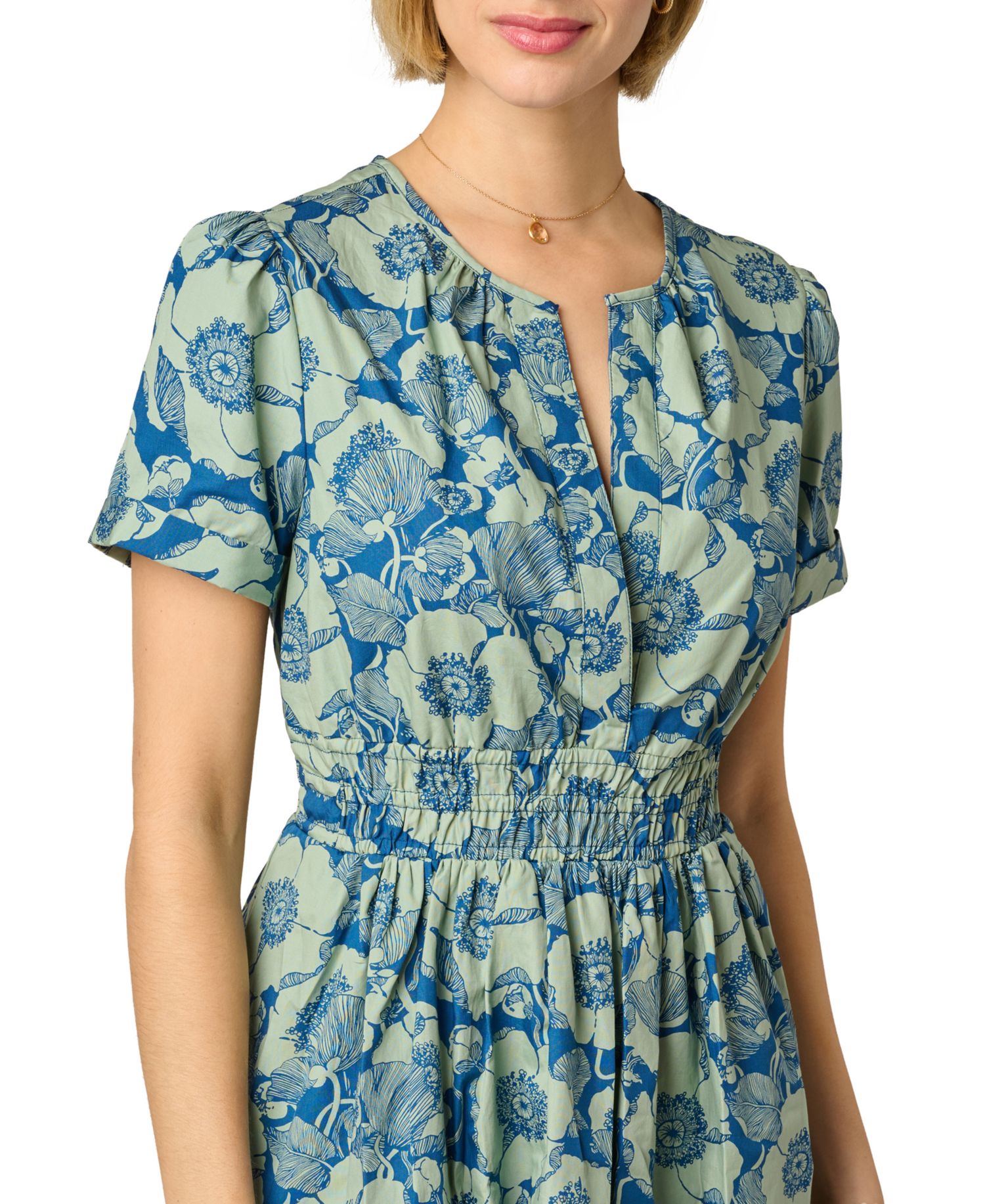 Women's Split V-Neck Dress