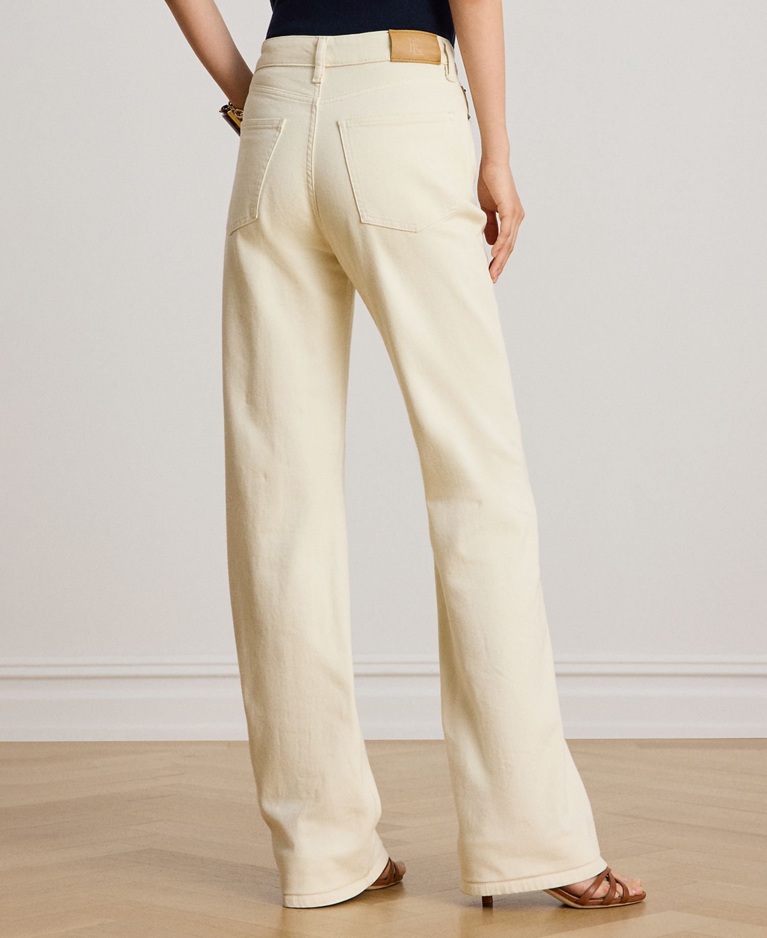 Petite High-Rise Straight-Leg Jeans