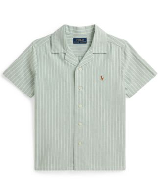 Polo Ralph Lauren Boys' 2-7 Striped Oxford Camp Shirt - Macy's