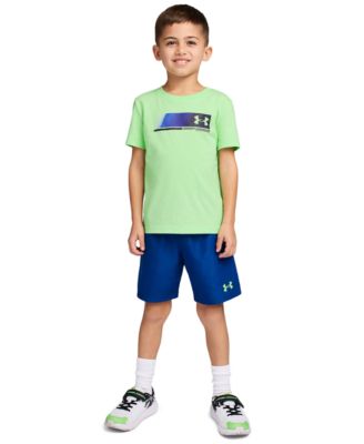 Boys' 2T-7 Short-Sleeve T-Shirt and Shorts, 2-Piece Set