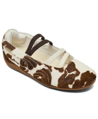 Women's Speedcat Cow Print Ballet Shoes from Finish Line