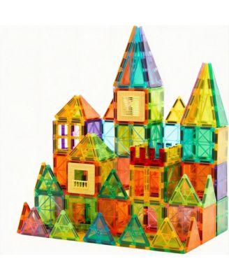 Magnetic Building Tiles Educational Stacking Blocks Construction STEM Toys