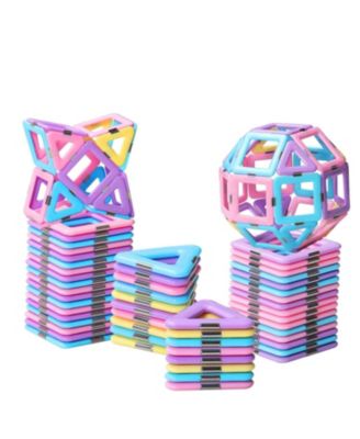 40PCS Magnetic Tiles Building Blocks STEM Educational Toy Gift