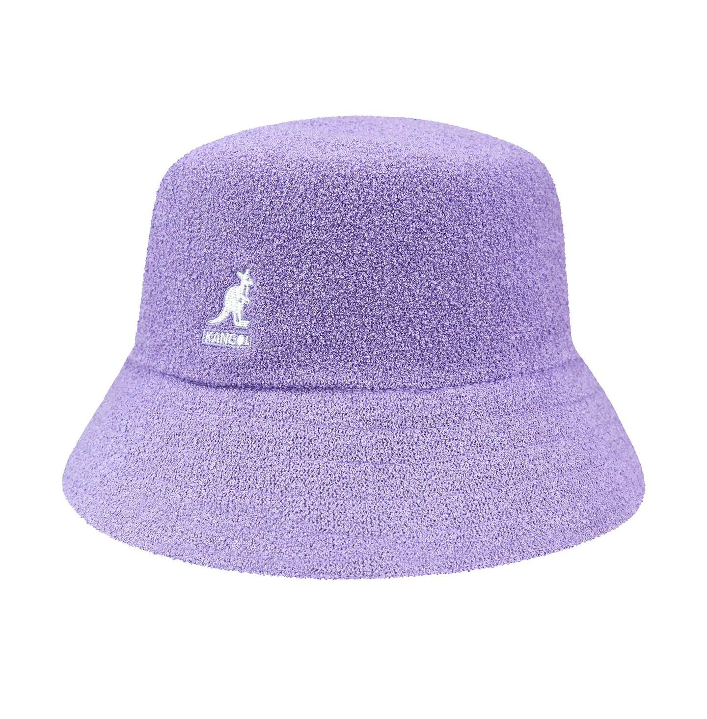 Мужская панама Kangol Bermuda Bucket Bucket Hat, цвет: Лавандовый — фото 4