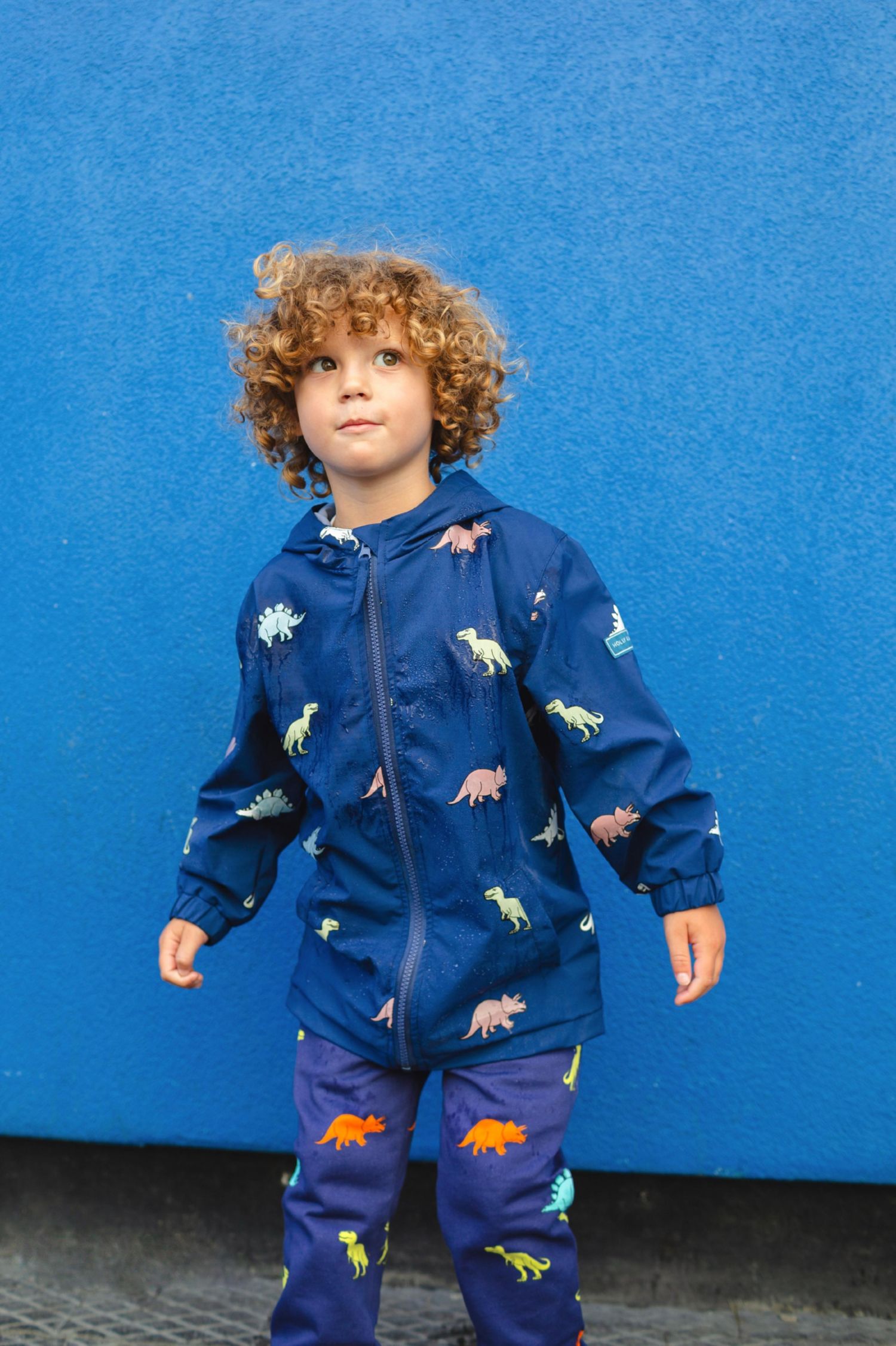 Boys Color Changing Hooded Raincoat